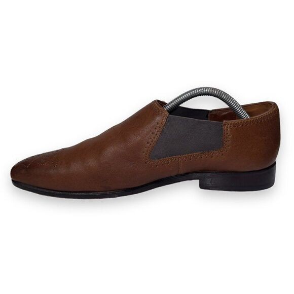 Ted Baker London Chelsea Leather Loafers Brown‎ 28920 Men\'s 8 main image 11